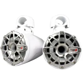 Cerwin Vega 6.5" Two Way Marine Tower Speakers 300 Watt LED Whtie SL65F4B Pair
