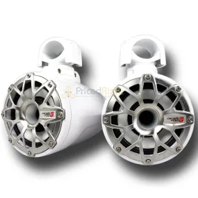 Cerwin Vega 6.5" Two Way Marine Tower Speakers 300 Watt LED Whtie SL65F4B Pair