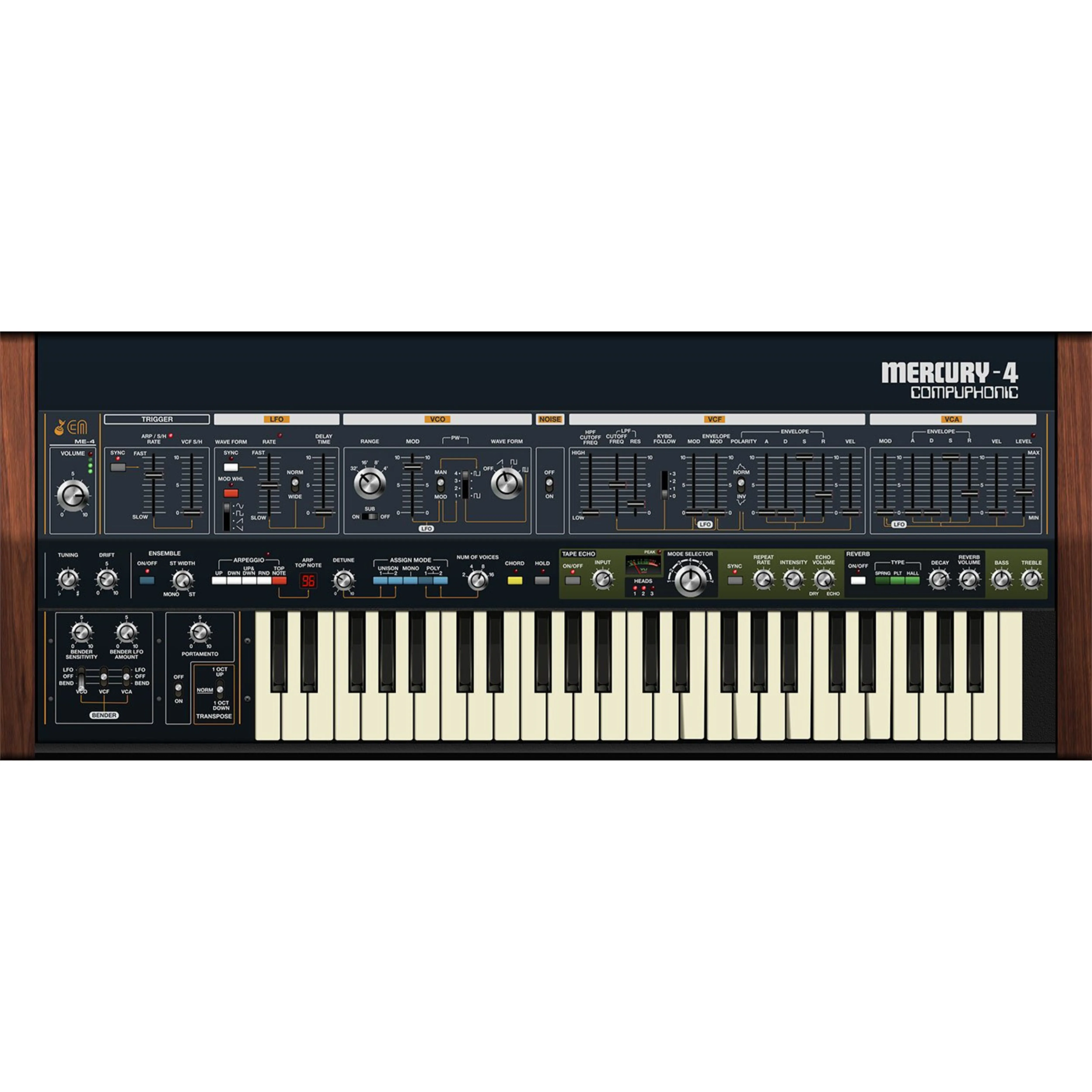 Cherry Audio Mercury-4 Synthesizer Software Instrument