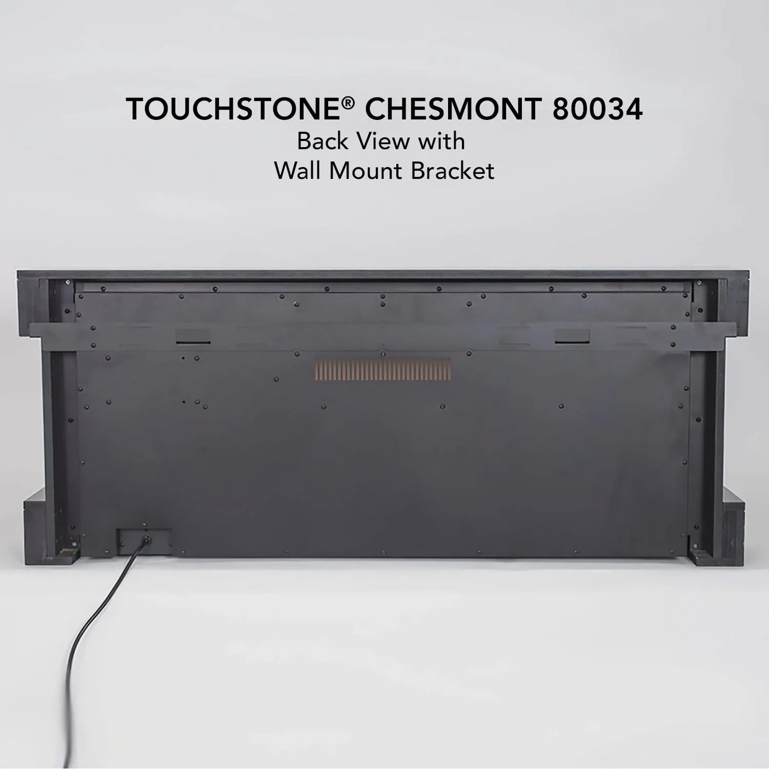 Chesmont Black 50 Inch 80034 Wall Mount 3-Sided Smart Floating Electric Fireplace (Alexa/Google Compatible)