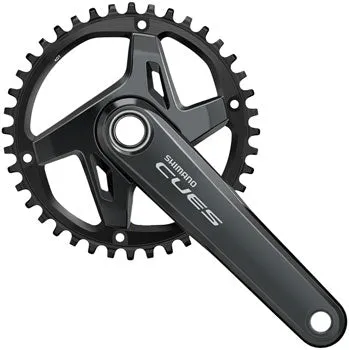CUES FC-U8000-1 Crankset - 170mm 9/10/11-Speed 40t Asymmetric 96 BCD Hollowtech II BLK