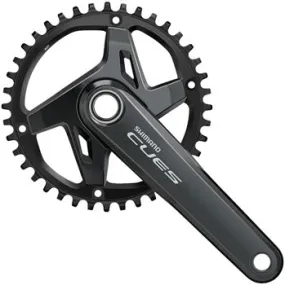 CUES FC-U8000-1 Crankset - 170mm 9/10/11-Speed 40t Asymmetric 96 BCD Hollowtech II BLK