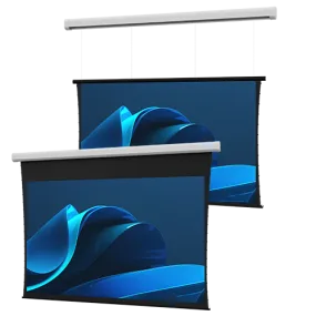 Da-Lite Myriad Tensioned Reveal SightLine Cable Drop 193" Diag. 16:9 Parallax Stratos 1.0 Electric Projector Screen