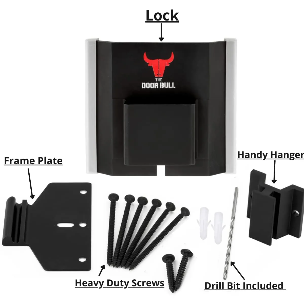 Door Barricade Lock Out Security Device, Add Extra, High Security To Your Home - An