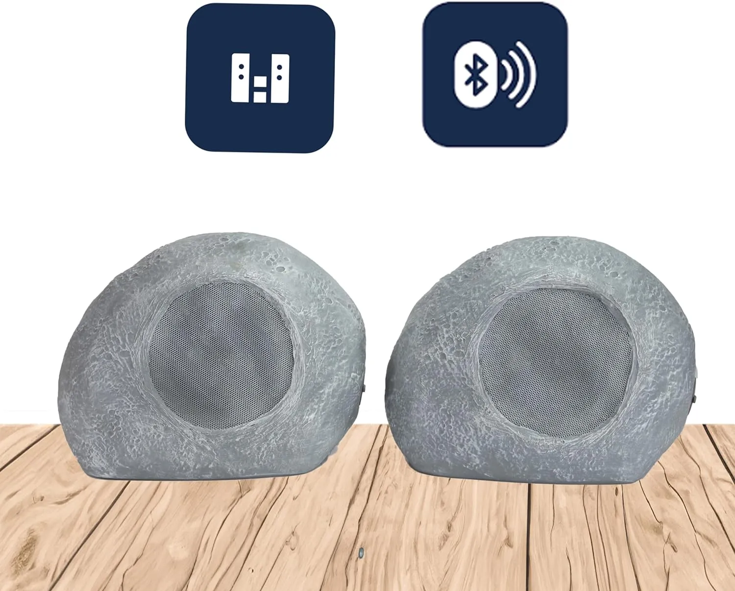 Emerson EHS-2001 BluetoothMini Pebbles Dual Bluetooth Rock Speakers