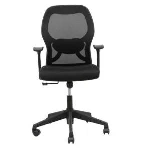 Ergonomic Work From Home Chair in Black (Matte)
