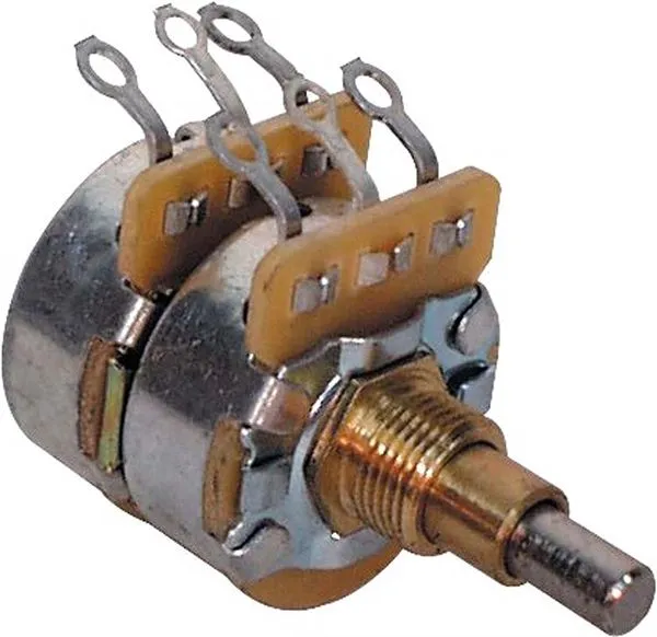 Fender Concentric 250K/500K Audio Solid Shaft Potentiometer, (Volume and Tone)