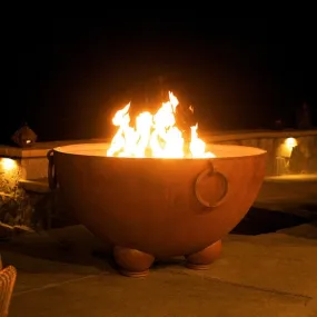 Fire Pit Art Nepal Gas Fire with Penta 24 In Burner Electronic AWEIS