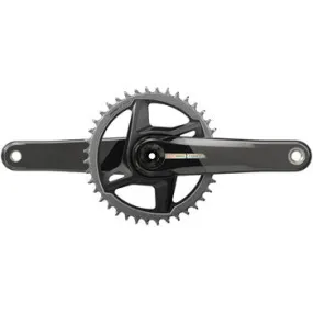 Force 1 Wide Bicycle Crankset - 165mm, 12-Speed, 40t, Direct Mount, DUB Spindle Interface, Iridescent Gray, D2