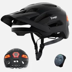 Freego Smart Bike Helmet with Speakers, LED Signals & Remote Control for Adults