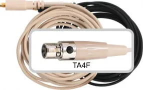 Galaxy Audio CBL3SHU HSM3 & ESM3 Cable for Shure Beltpacks
