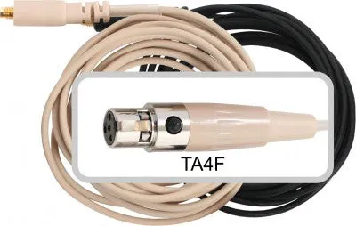 Galaxy Audio CBL3SHU HSM3 & ESM3 Cable for Shure Beltpacks