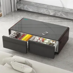 Generaltec Smart Table with Refrigerator and Speakers GMBST4DN - Wood