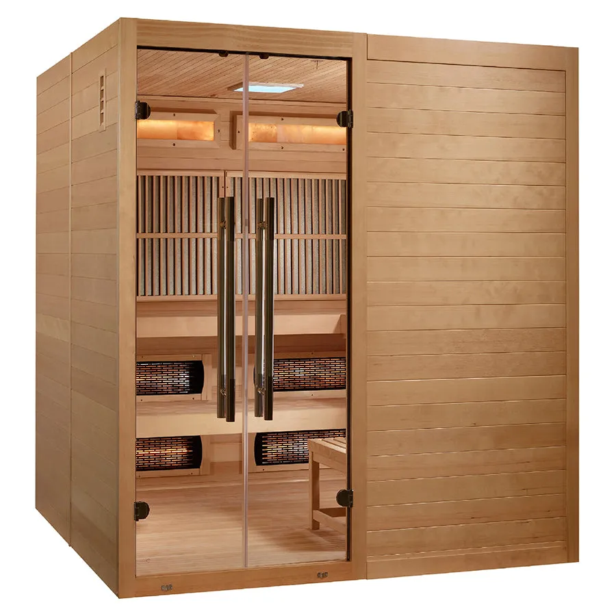 Golden Designs Toledo 6 Person Full Spectrum Hybrid Sauna
