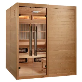 Golden Designs Toledo 6 Person Full Spectrum Hybrid Sauna
