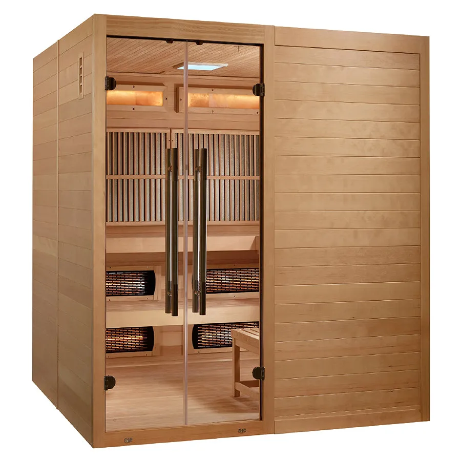 Golden Designs Toledo 6 Person Full Spectrum Hybrid Sauna