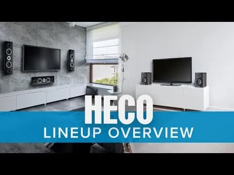 HECO OPEN BOX Ambient 22F On-Wall Speaker-Satin White - Excellent Condition