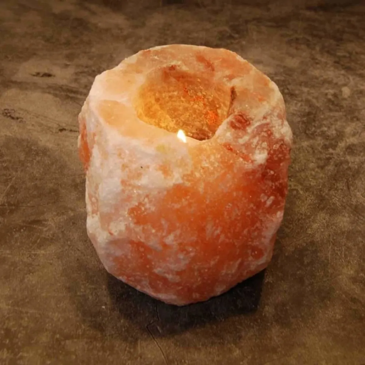 Himalayan Salt Candle Holder | Soothing Aroma | Good for Relaxing Ambience