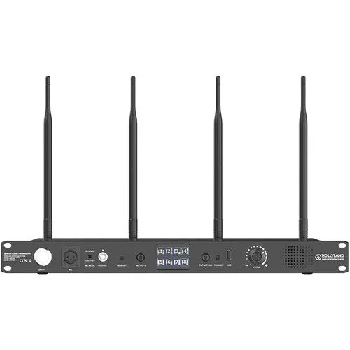 Hollyland SYSCOM 1000T-8B Full-Duplex Intercom System w/Eight Beltpacks and Headsets