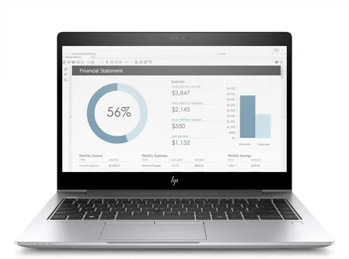 HP EliteBook 840-G5 14" FHD (Touch) Notebook, Intel i7-8650U, 1.90GHz, 32GB RAM, 1TB SSD, Win10P - 1M6X5UW#ABA
