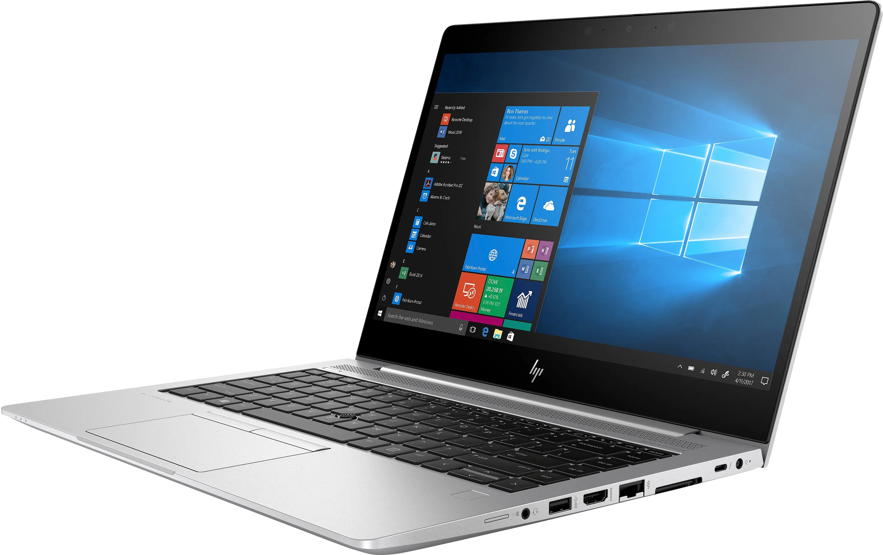 HP EliteBook 840-G6 14" FHD (Touchscreen) Notebook PC, Intel i7-8565U, 1.80GHz, 32GB RAM, 512GB SSD, Windows 10 Pro 64-Bit - 7KK68UT#ABA