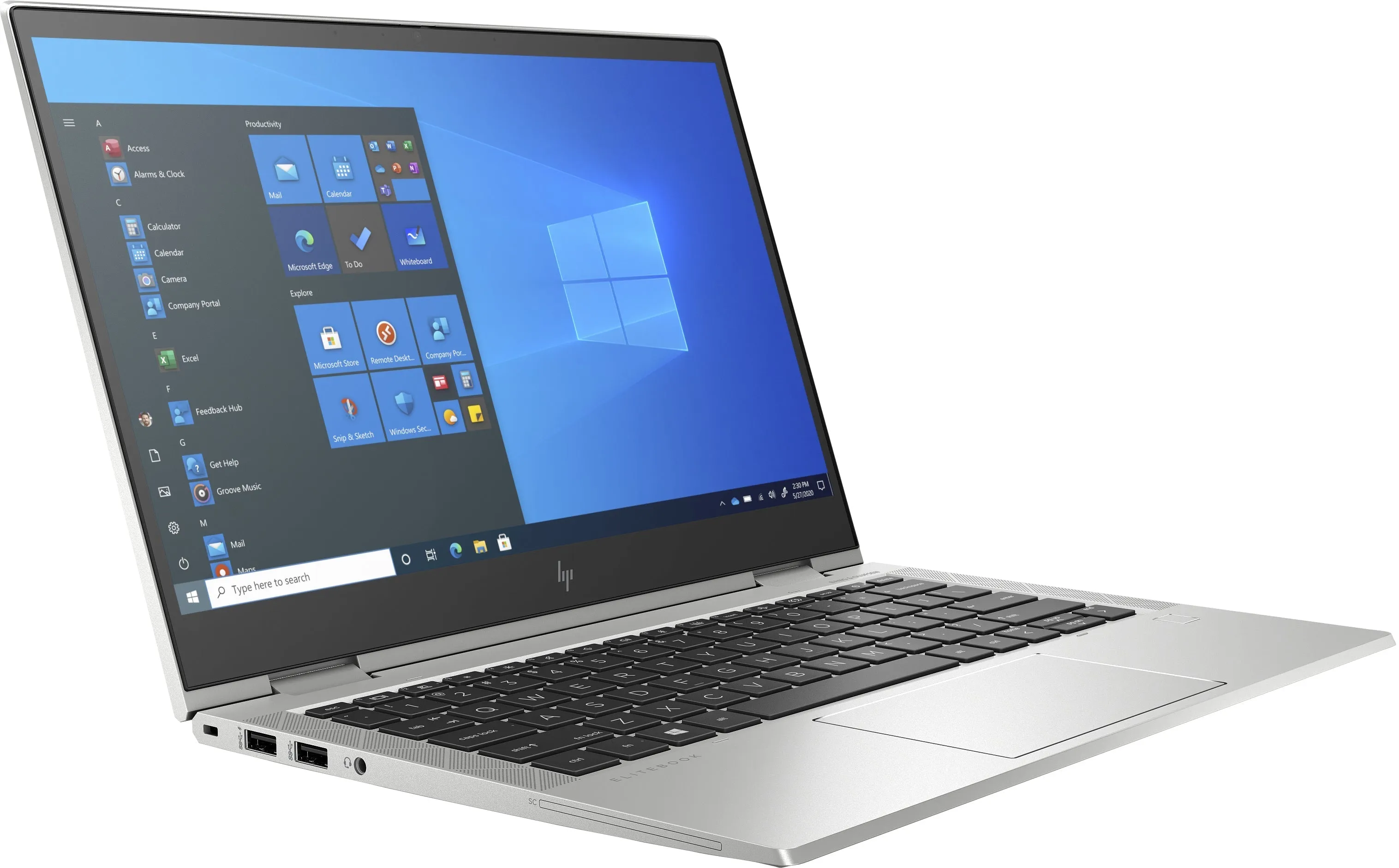 HP EliteBook X360 830 G8 13.3" FHD Convertible Notebook, Intel i5-1135G7, 2.40GHz, 32GB RAM, 512GB SSD, Win11DG - 7K7M2U8#ABA