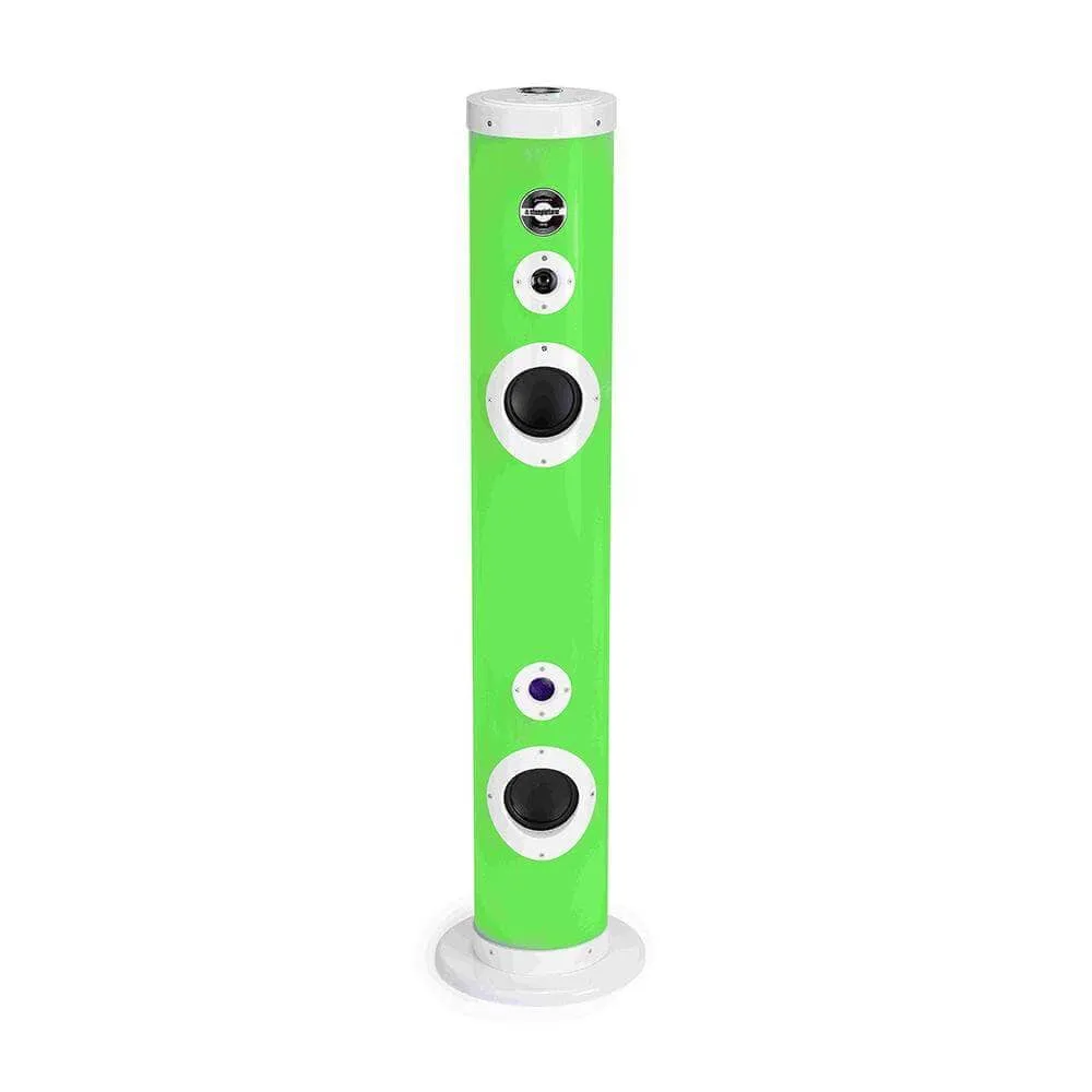 Ibiza Tube Sound II Light LED Tower Speaker by Steepletone