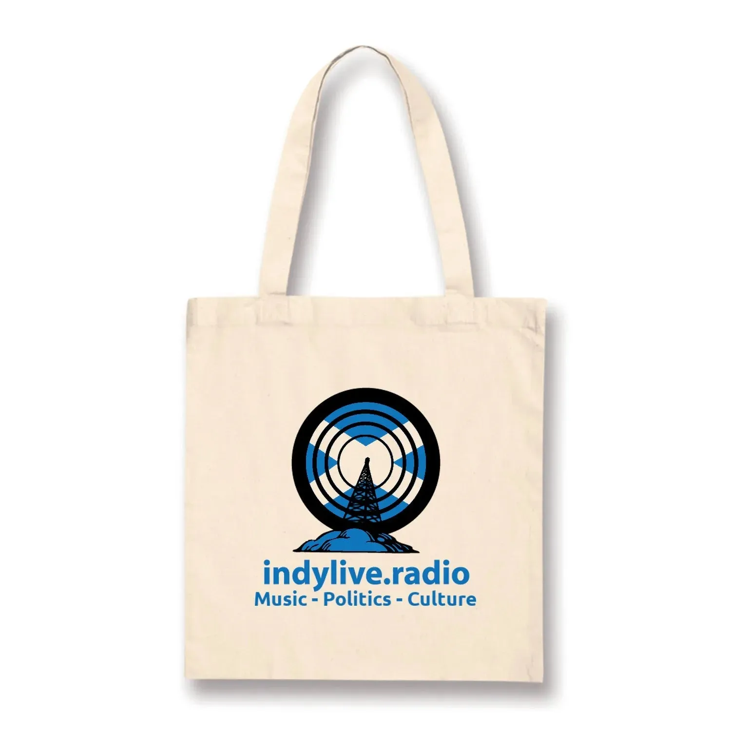 Indylive Radio Tote Bags