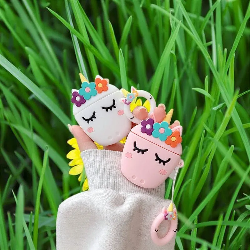 Kawaii unicorn Airpods Case