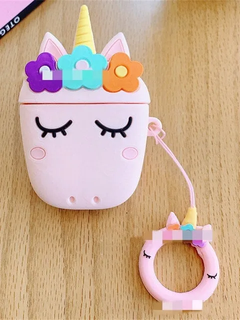 Kawaii unicorn Airpods Case