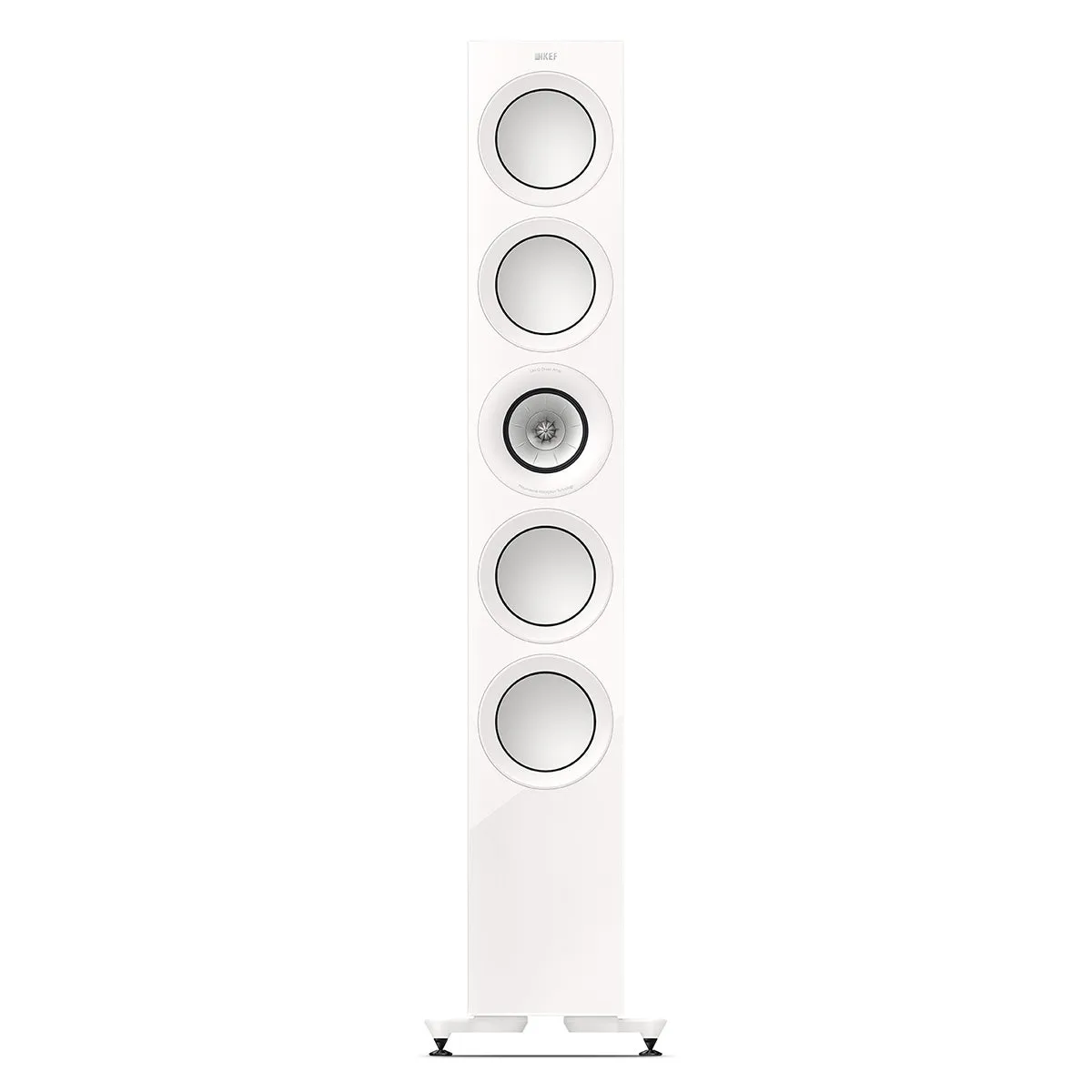 KEF OPEN BOX R11 Meta Tower Speaker - Gloss White - Each-Excellent Condition