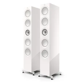 KEF OPEN BOX R11 Meta Tower Speaker - Gloss White - Each-Excellent Condition