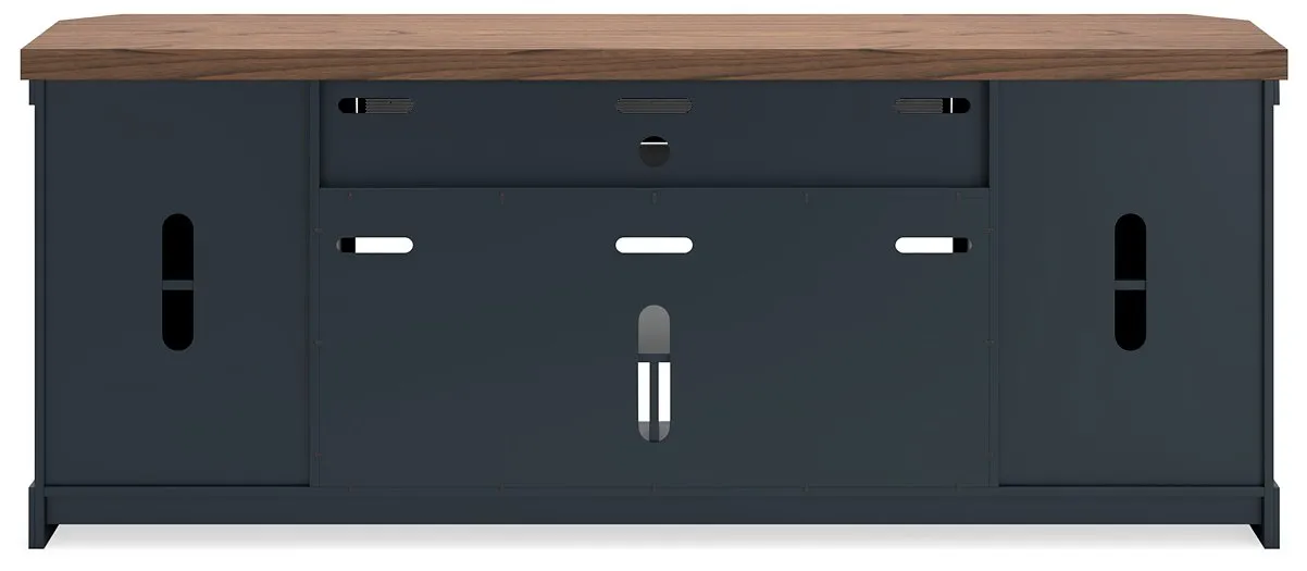 Landocken 83" TV Stand with Electric Fireplace