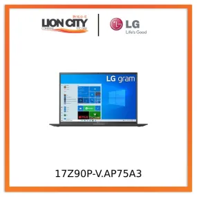 LG 17Z90P-V.AP75A3 17.0'' laptop with 16:10 WQXGA IPS Display, 11th Gen Intel® Core™, i7 Processor and Thunderbolt™ 4