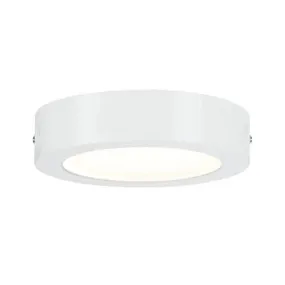 Lunar Round LED Panel 170mm Warm White - White