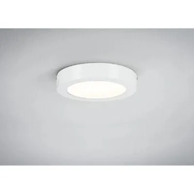 Lunar Round LED Panel 170mm Warm White - White