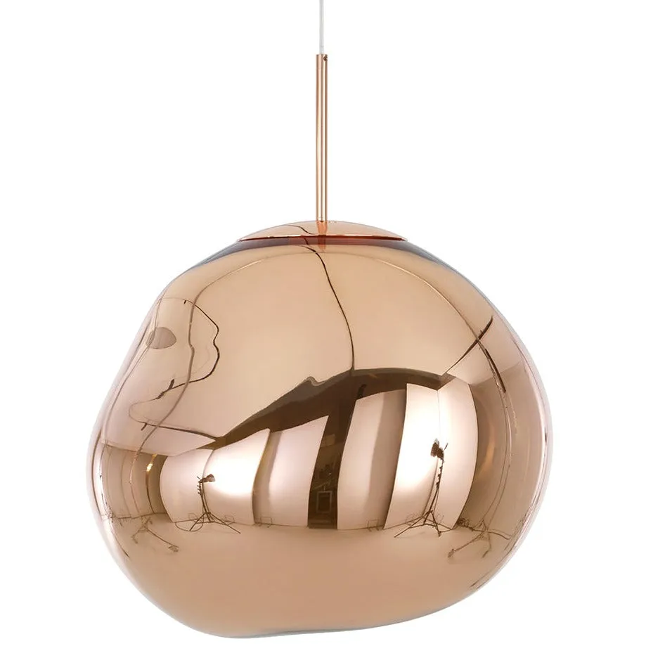 Melt Pendant, Copper, Large