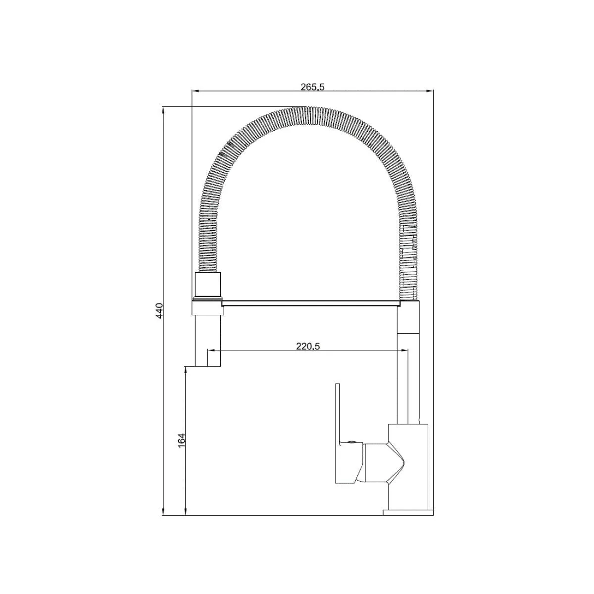 Methven Matheson Mono Kitchen Sink Mixer Tap - Model MASMCP