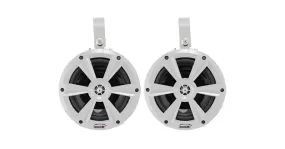 Metra MPS-65WCSRGB 6.5" 120 Watts Marine Grade Tower Speaker with RGB Lights White (Pair)