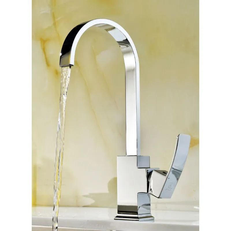 Moore 32" Double Basin Undermount Kitchen Sink with Opus Single-Handle Faucet in Polished Chrome