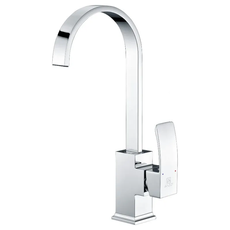 Moore 32" Double Basin Undermount Kitchen Sink with Opus Single-Handle Faucet in Polished Chrome