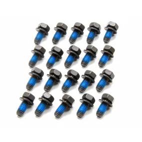 MOPAR PERFORMANCE Hex Head Oil Pan Bolt Kit Steel Black Oxide Mopar V8 - Kit