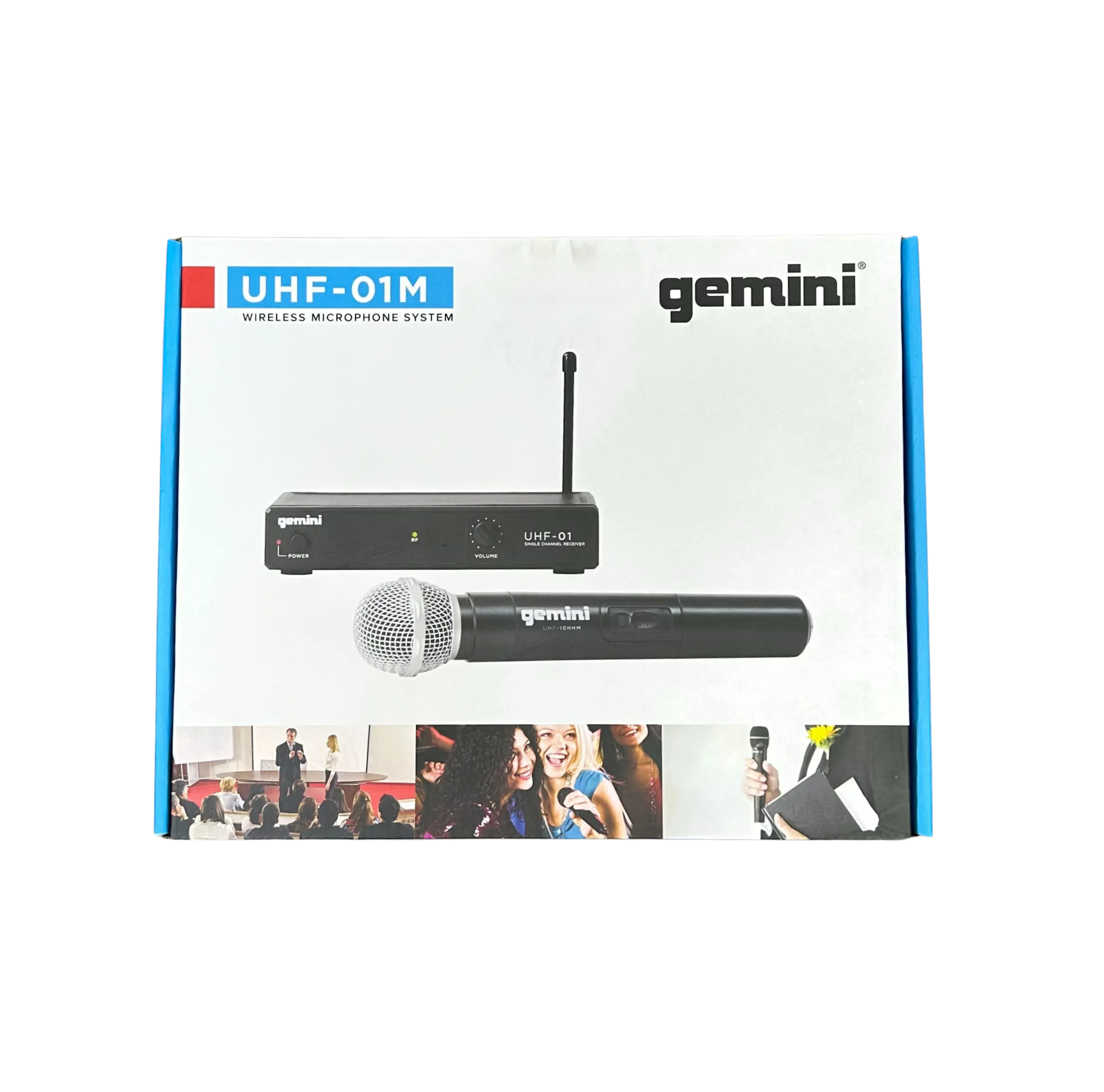 **NEW Gemini UHF-01M Wireless Handheld Microphone System