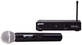 **NEW Gemini UHF-01M Wireless Handheld Microphone System