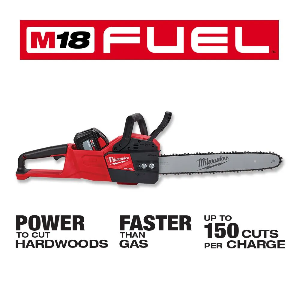 Open Box -  Milwaukee M18 FUEL 18-V Lithium-Ion Brushless Cordless 16" Chainsaw (Tool-Only)