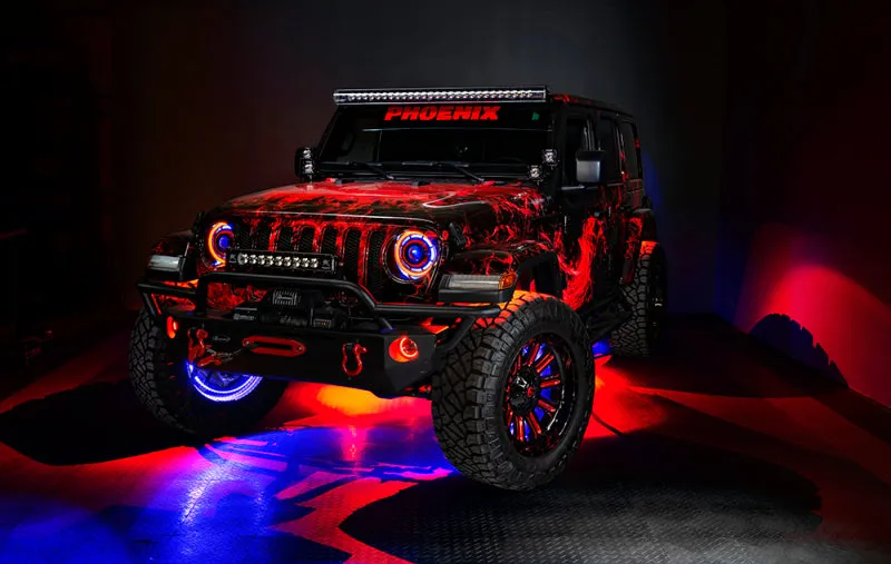 Oracle Bluetooth   RF Underbody Rock Light Kit - 4 PCS - ColorSHIFT SEE WARRANTY