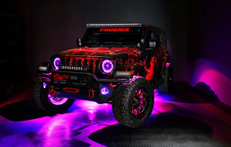 Oracle Bluetooth   RF Underbody Rock Light Kit - 4 PCS - ColorSHIFT SEE WARRANTY