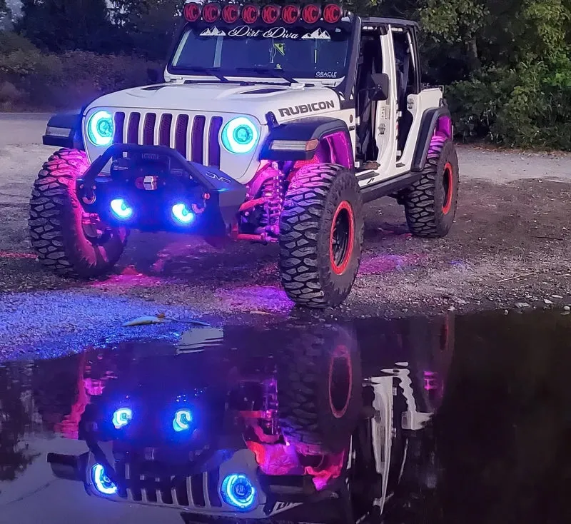 Oracle Bluetooth   RF Underbody Rock Light Kit - 4 PCS - ColorSHIFT SEE WARRANTY