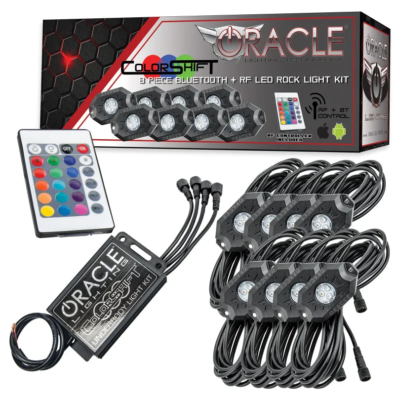 Oracle Bluetooth   RF Underbody Rock Light Kit - 8 PCS - ColorSHIFT SEE WARRANTY