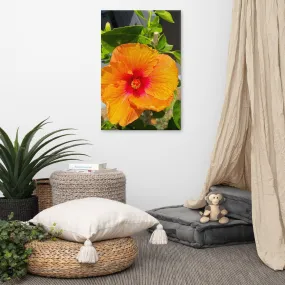 Orange Flower Canvas